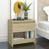 Image de Vidaxl Tables De Chevet 2 Pcs ChÃªne Sonoma 40x30x39 Cm AgglomÃ©rÃ©