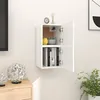 Image de vidaXL Meubles TV muraux 2 pcs Blanc 30,5x30x30 cm