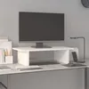 Image de vidaXL Table de chevet avec pieds en mÃ©tal Blanc 40x30x50 cm