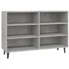 Image de Vidaxl Buffet Gris BÃ©ton 103,5x35x70 Cm AgglomÃ©rÃ©