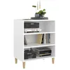 Image de Vidaxl Buffet Blanc 57x35x70 Cm Bois D'IngÃ©nierie