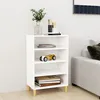 Image de VidaXL Buffet Blanc 57x35x90 cm Bois d'ingÃ©nierie