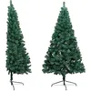 Image de VIDAXL Sapin de No?l artificiel moitiÂ¿Â¿ avec support Vert 240 cm PVC