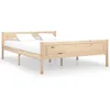 Image de vidaXL Cadre de lit sans matelas bois massif de pin 160x200 cm