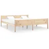 Image de vidaXL Cadre de lit sans matelas bois massif de pin 180x200 cm