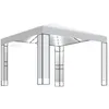 Image de Vidaxl Tonnelle Avec Double Toit Et LumiÃ¨res Led 3x3 M Blanc