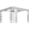 Image de Vidaxl Chapiteau De Jardin Avec Guirlande Lumineuse Ã Led 3x3 M Blanc