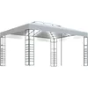 Image de Vidaxl Tonnelle Avec Guirlande Lumineuse Ã Led 4x3x2,7 M Blanc