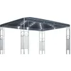 Image de Vidaxl Tonnelle Avec Guirlande Lumineuse Ã Led 400x300 Cm Anthracite