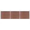 Image de vidaXL Ensemble de panneau de clÃ´ture WPC 526x146 cm Marron