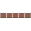 Image de vidaXL Ensemble de panneau de clÃ´ture WPC 872x146 cm Marron