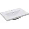 Image de vidaXL Ensemble de meubles de salle de bain Blanc AgglomÃ©rÃ©