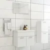 Image de vidaXL Ensemble de meubles de salle de bain Blanc AgglomÃ©rÃ©