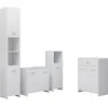 Image de vidaXL Ensemble de meubles de salle de bain 4 pcs Blanc