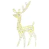 Image de Renne de dÃ©coration de NoÃ«l Acrylique 140 LED blanc chaud 120 cm