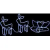 Image de vidaXL DÃ©coration de NoÃ«l d'extÃ©rieur Renne et traÃ®neau 576 LED