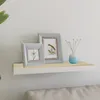 Image de vidaXL ÃtagÃ¨re murale flottante chÃªne et blanc 60x23,5x3,8 cm MDF