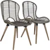 Image de vidaXL ÃtagÃ¨res flottantes 2 pcs ChÃªne et blanc 60x23,5x3,8 cm MDF
