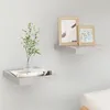 Image de vidaXL ÃtagÃ¨res murales flottantes 2 pcs gris bÃ©ton 23x23,5x3,8 cm MDF