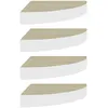 Image de vidaXL ?tagÂ¿Â¿res d'angle murales 4 pcs ChÂ¿Âºne et blanc 25x25x3,8 cm MDF