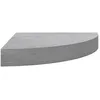 Image de vidaXL ?tagÂ¿Â¿re d'angle murale Gris bÂ¿Â¿ton 35x35x3,8 cm MDF