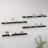 Image de vidaXL ÃtagÃ¨res murales 4 pcs Noir 115x9x3 cm