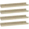 Image de Vidaxl ÃtagÃ¨res Murales 4 Pcs ChÃªne Sonoma 40x9x3 Cm