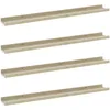 Image de vidaXL ÃtagÃ¨res murales 4 pcs Blanc et chÃªne Sonoma 80x9x3 cm