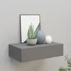 Image de vidaXL ÃtagÃ¨re Ã  tiroir murale gris 40x23,5x10 cm MDF