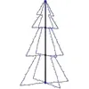 Image de vidaXL Arbre de NoÃ«l cÃ´ne 160 LED d'intÃ©rieur/d'extÃ©rieur 78x120 cm