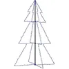 Image de vidaXL Arbre de NoÃ«l cÃ´ne 200 LED d'intÃ©rieur/d'extÃ©rieur 98x150 cm