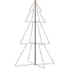 Image de vidaXL Arbre de NoÃ«l cÃ´ne 240 LED d'intÃ©rieur/d'extÃ©rieur 118x180 cm