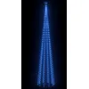 Image de vidaXL Sapin de NoÃ«l cÃ´ne 752 LED bleues DÃ©coration 160x500 cm