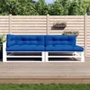Image de Vidaxl Chaises De Jardin 4 Pcs Avec Coussins Bois De Teck Massif