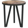 Image de vidaXL Table Â¿Â¿ thÂ¿Â¿ Noir et jaune ?35 cm MDF