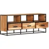 Image de vidaXL Meuble TV 110x30x45 cm Bois d'acacia massif