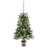 Image de vidaXL Arbre de NoÃ«l artificiel avec LED et boules 65 cm Vert
