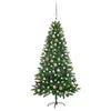 Image de VIDAXL Arbre de No?l artificiel avec LED et boules 150 cm Vert