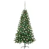 Image de VIDAXL Arbre de No?l artificiel avec LED et boules 180 cm Vert