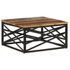 Image de vidaXL Table basse 68x68x35 cm Bois de rÃ©cupÃ©ration massif