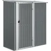 Image de Vidaxl Abri De Jardin Gris 180,5x97x209,5 Cm Acier GalvanisÃ©