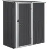 Image de Vidaxl Abri De Jardin Anthracite 180,5x97x209,5 Cm Acier GalvanisÃ©