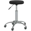 Image de vidaXL Chaise pivotante de bureau Noir Similicuir