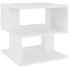 Image de Vidaxl Table D'appoint Blanc 40x40x40 Cm AgglomÃ©rÃ©