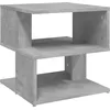 Image de Vidaxl Table D'appoint Gris BÃ©ton 40x40x40 Cm AgglomÃ©rÃ©