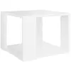 Image de Tables basses VidaXL  Table basse  Bois d'ingénierie Blanc 40x40x30 cm P31600433