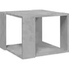 Image de Vidaxl Table Basse Gris BÃ©ton 40x40x30 Cm AgglomÃ©rÃ©