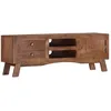 Image de Vidaxl Meuble Tv 110x30x40 Cm Bois De Manguier Brut