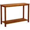 Image de Vidaxl Table Console De Jardin 110x40x75 Cm Bois D'acacia Solide