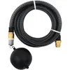 Image de vidaXL Tuyau d'aspiration avec raccords en laiton 3 m 25 mm Noir